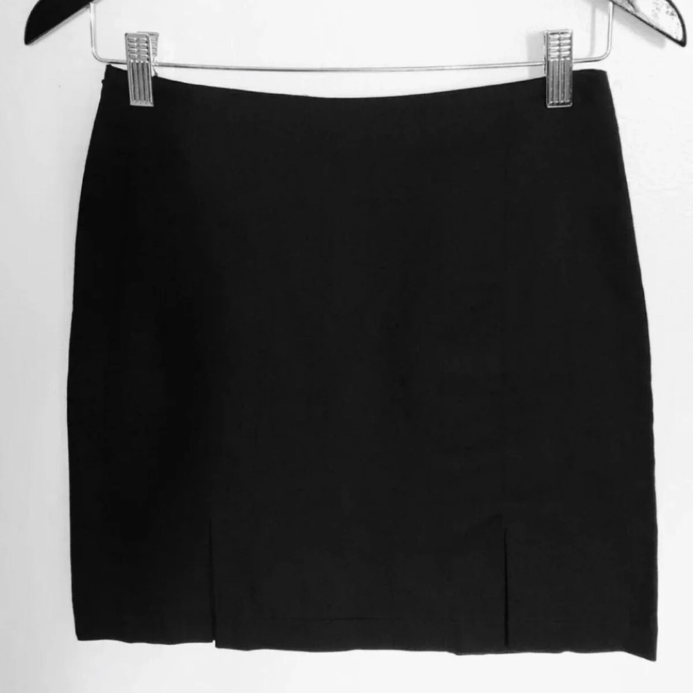 NWT Mossimo Stretch Black Pleats Mini Skirt Sz 2 S